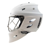 Målmands hjelm - Promask Raptor X1 - Hvid floorball hjelm / Ishockey hjelm