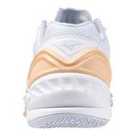 Str. 37-42- Mizuno Wave Stealth NEO - Hvid/fersken - Kvinde sko