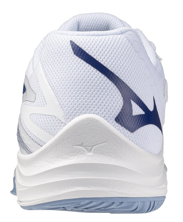 Str. 40-44 Mizuno Floorball sko - Mizuno Thunder Blade Z - Hvid/lys blå