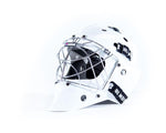 Målmandshjelm - Blindsave - Hvid floorball hjelm
