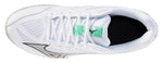 Str. 40-46 Mizuno Floorball sko - Mizuno Thunder Blade Z - Hvid/lys grøn