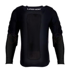 Str. 150/170 - XXXL - Langærmet floorball målmands vest - Unihoc ALPHA REBOUND CTRL - Sort