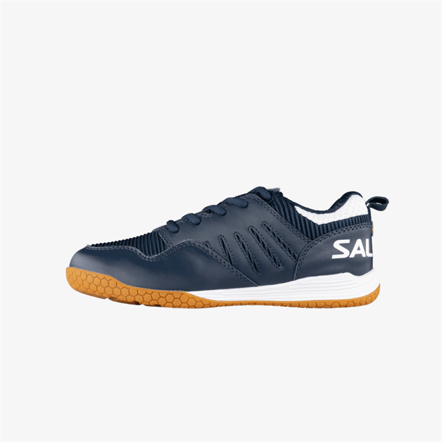 Str. 31-35 Sportssko - Salming Rival 2 Kid - Børne floorball sko, Navy/hvid