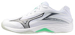 Str. 40-46 Mizuno Floorball sko - Mizuno Thunder Blade Z - Hvid/lys grøn