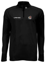 Langærmet t-shirt (Frederikshavn Blackhawks) - Unihoc CLASSIC - Floorball tshirt med klublogo(str. 140-XXL)