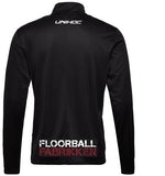 Langærmet t-shirt (Frederikshavn Blackhawks) - Unihoc CLASSIC - Floorball tshirt med klublogo(str. 140-XXL)