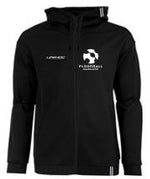 Hættetrøje med lynlås - Unihoc LEGACY hood zip - Træningstrøje, sort (Str. 120-XXXL) - Inkl. logo'er