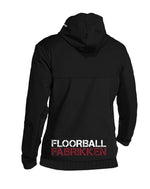 Hætte trøje (Frederikshavn Blackhawks) - Unihoc LEGACY - Træningstrøje, sort (Str. 120-XXXL)