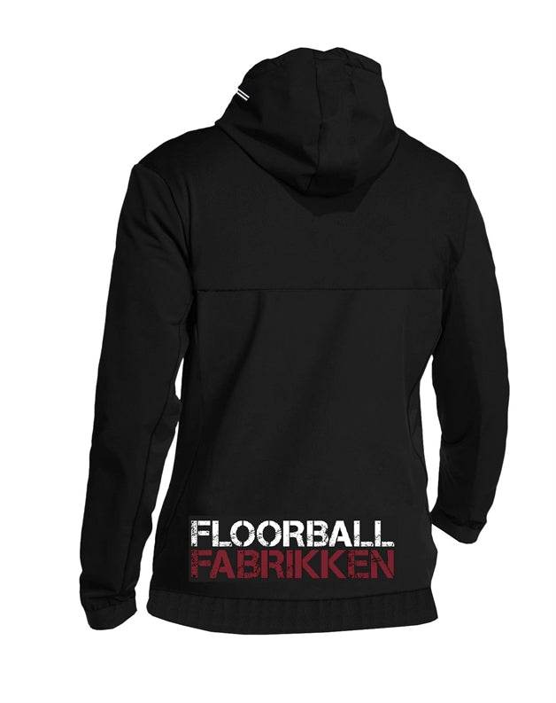 Hætte trøje (Frederikshavn Blackhawks) - Unihoc LEGACY - Træningstrøje, sort (Str. 120-XXXL)