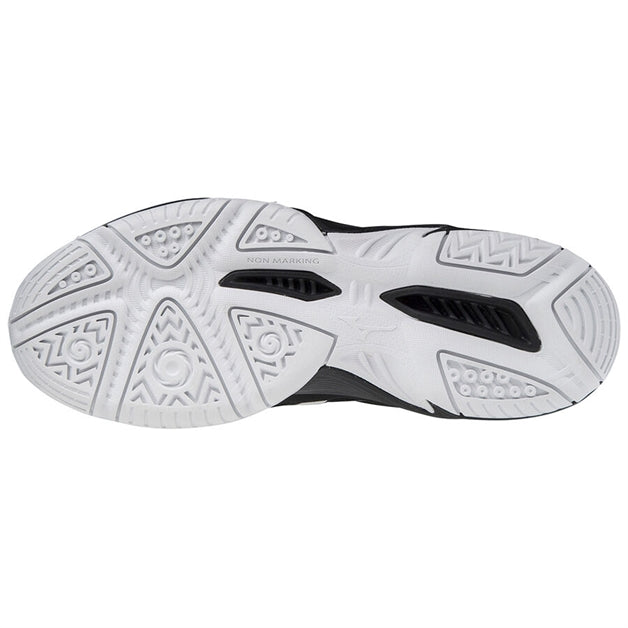 Str. 32,5-34,5 Mizuno Cyclone Speed 2 JR – Floorballsko - Sort/Hvid