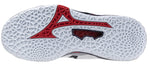 Str. 42-46 Mizuno Floorball sko - Mizuno Wave Stealth NEO 2 - Hvid/grå/rød