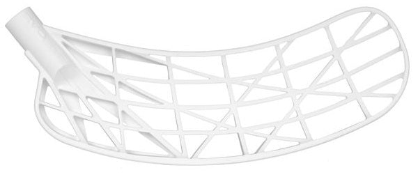 Unihoc EVOLITE - Floorball blad - Stavblad - Hvid Titan hård PP