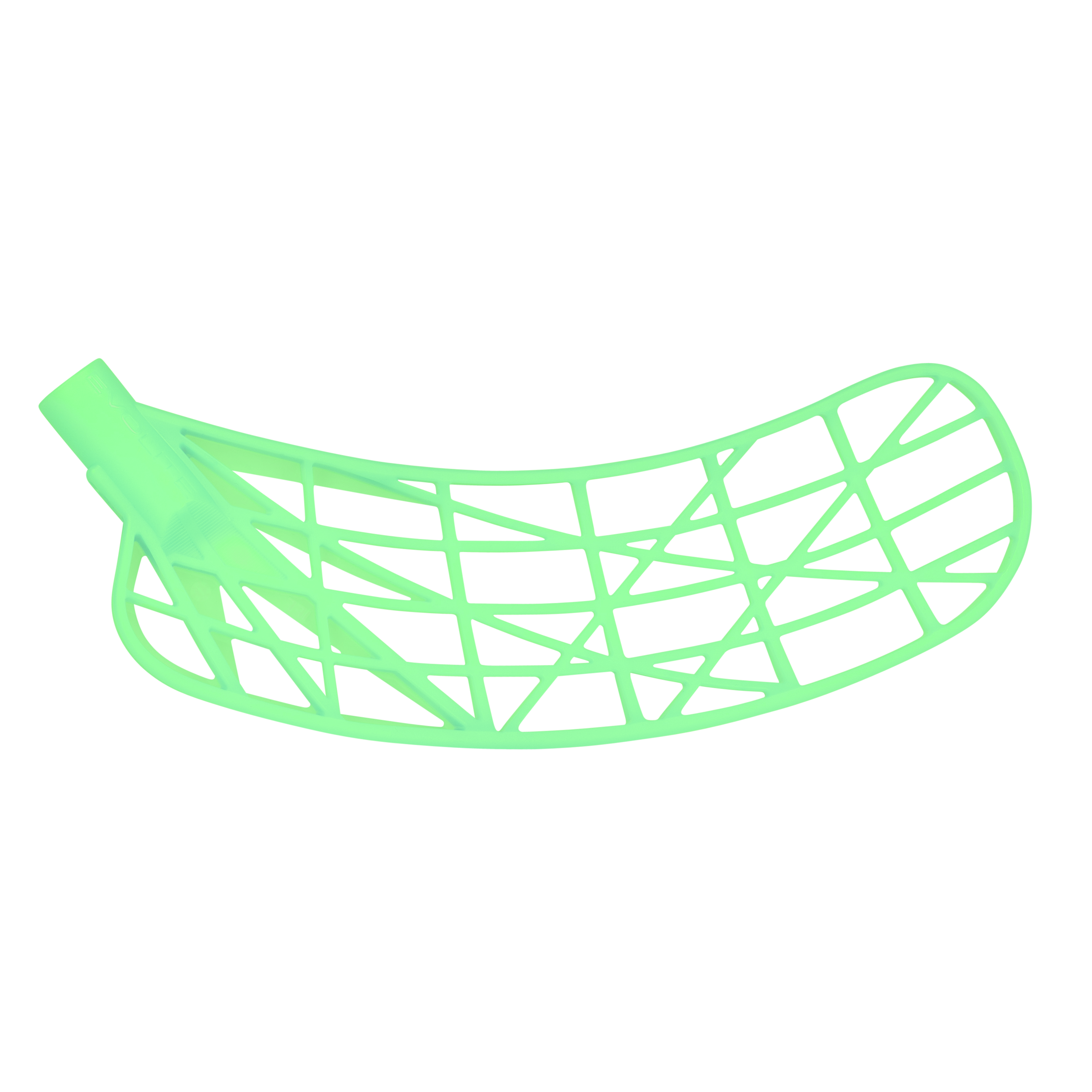Unihoc EVOLITE - Floorball blad - Stavblad - Ice Green