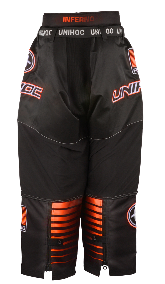 Floorball målmandsbukser - Unihoc Inferno - Floorball bukser (str. 140 CM)