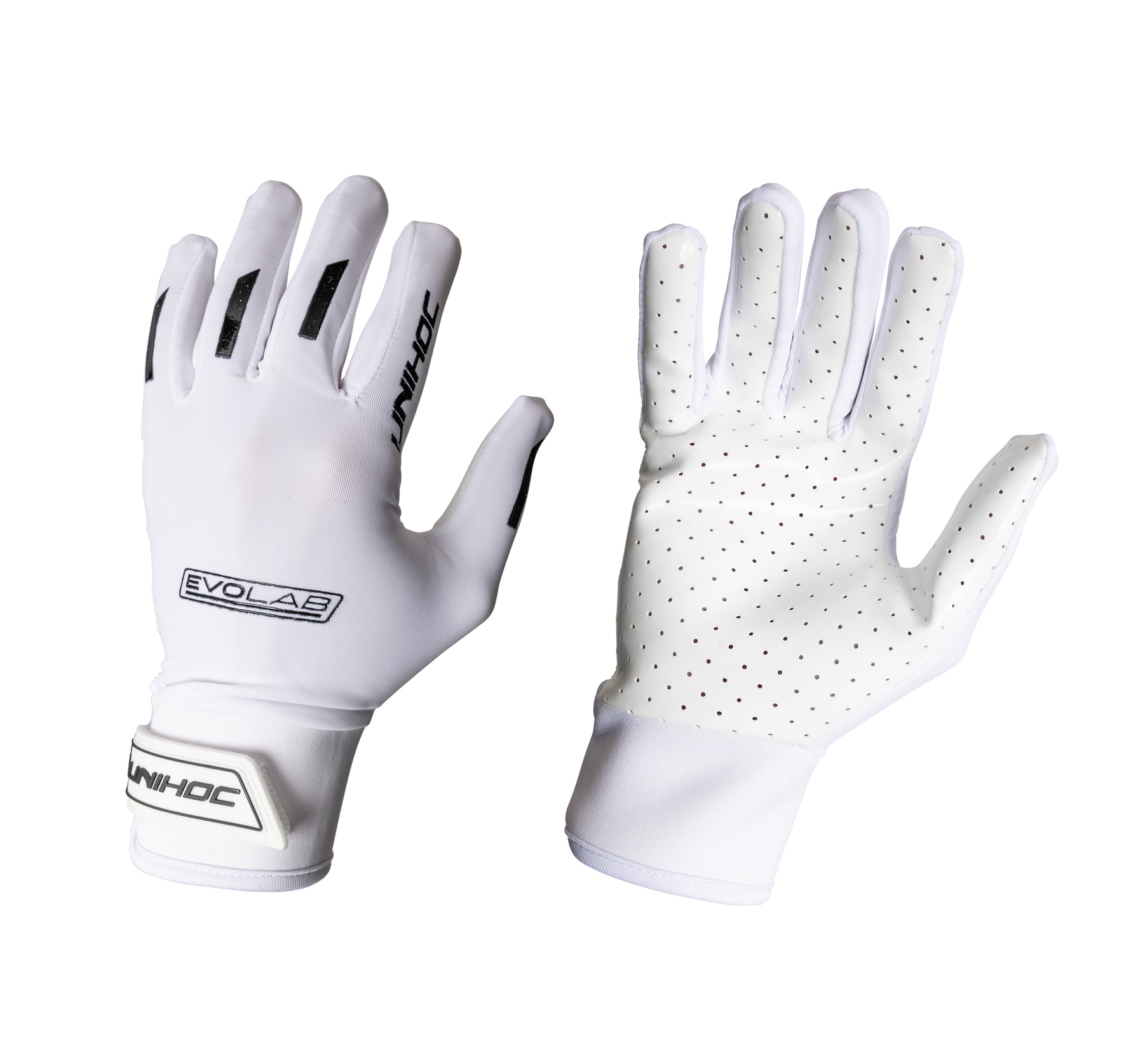 Målmands handsker - Unihoc EVOLAB - Hvid
