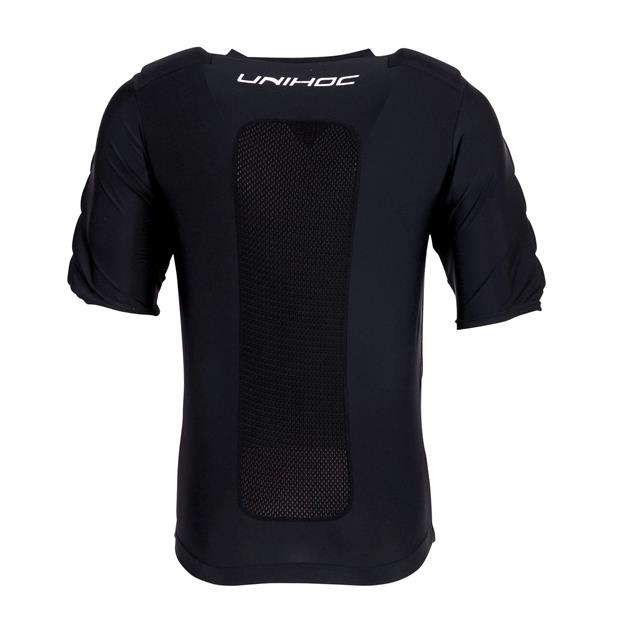 Kortærmet floorball målmands t-shirt Rebound Control, Sort