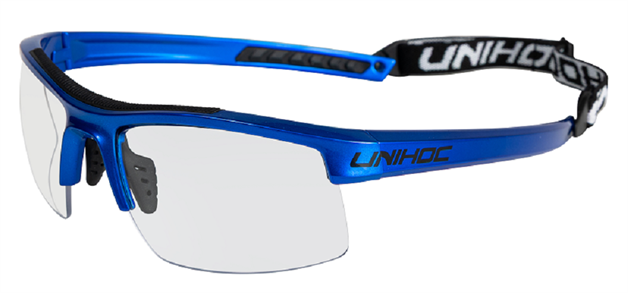 Junior floorball briller - Unihoc Energy Colorsplash - hockey briller til børn/unge