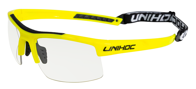Junior floorball briller - Unihoc Energy Colorsplash - hockey briller til børn/unge
