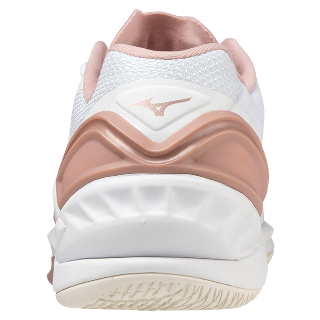 Str. 37-38 - Mizuno Wave Stealth NEO - Hvid/Rosa - Kvinde sko