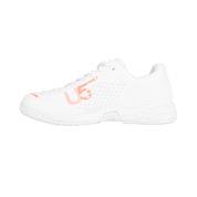 Str. 37-42 - U5 Pro LOWCUT Lady - Unihoc indendørs kvinde sko - Hvid/Coral