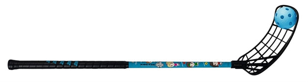 Børn/junior 65-75 cm. - Zone ZUPERHERO 35 (Thin) inkl. bold - Floorballstav
