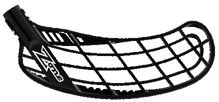 Floorball blad - Zone FORCE stavblad - PP sort - LEFT