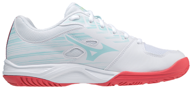 Str. 31-36,5 Mizuno Indesko sko - Mizuno Stealth Star JR – Hvid/Blå/Rød