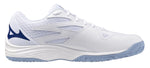 Str. 40-44 Mizuno Floorball sko - Mizuno Thunder Blade Z - Hvid/lys blå