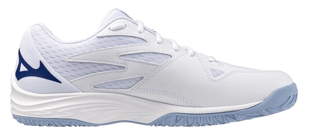 Str. 40-44 Mizuno Floorball sko - Mizuno Thunder Blade Z - Hvid/lys blå