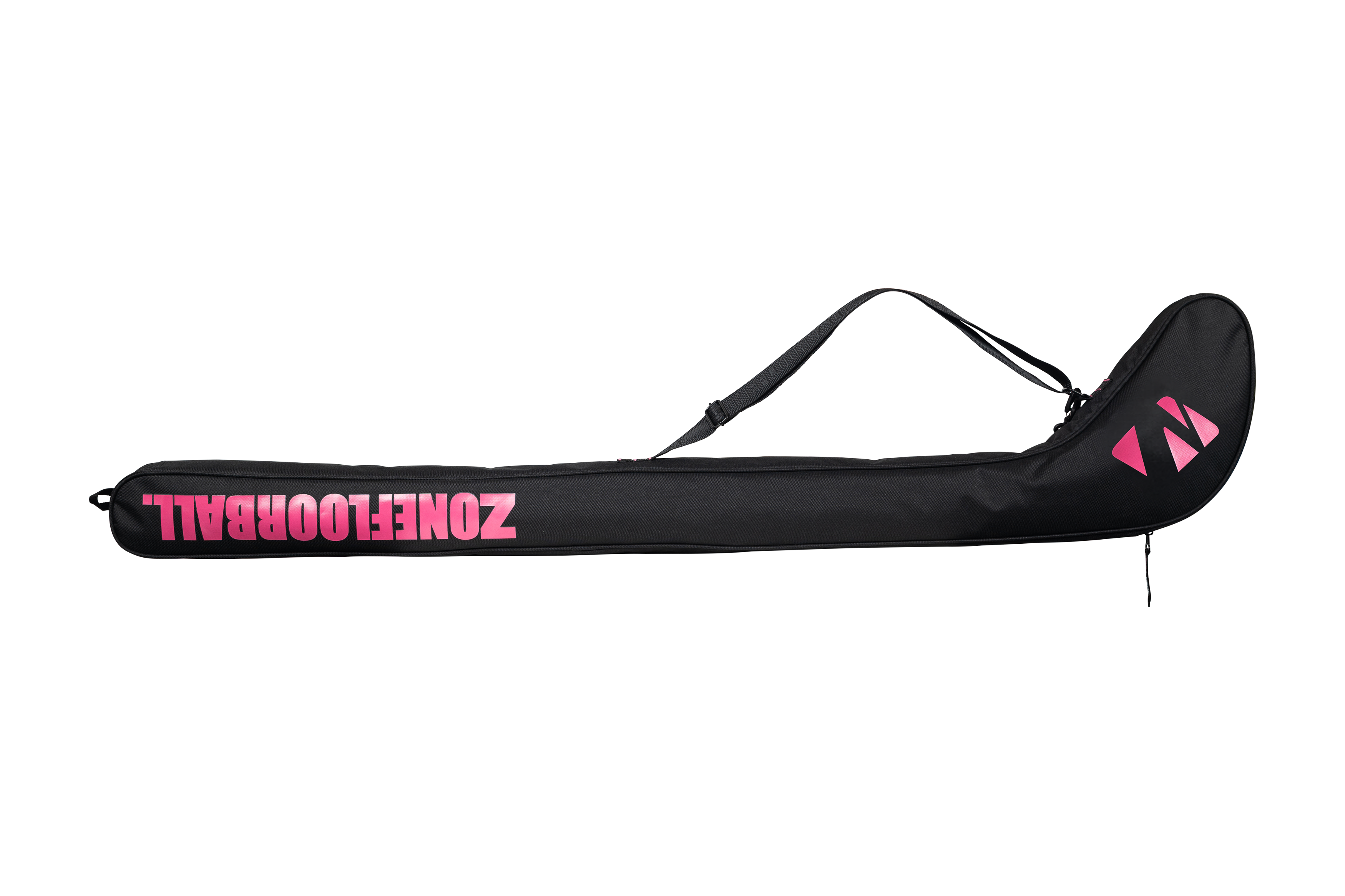 Sr. 92-104 cm. - Floorball stavtaske - Zone INTRO - Black/Pink