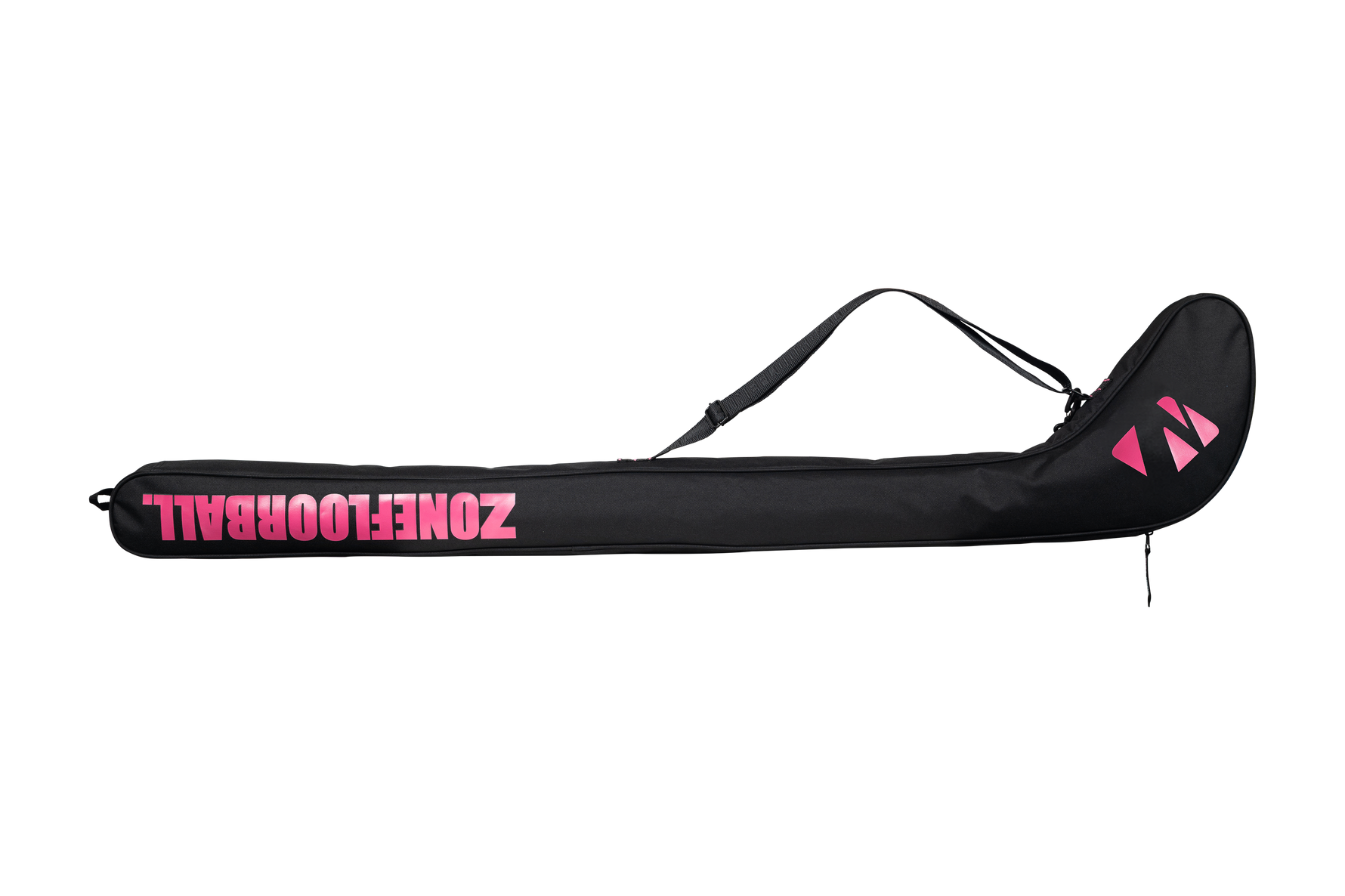Sr. 92-104 cm. - Floorball stavtaske - Zone INTRO - Black/Pink