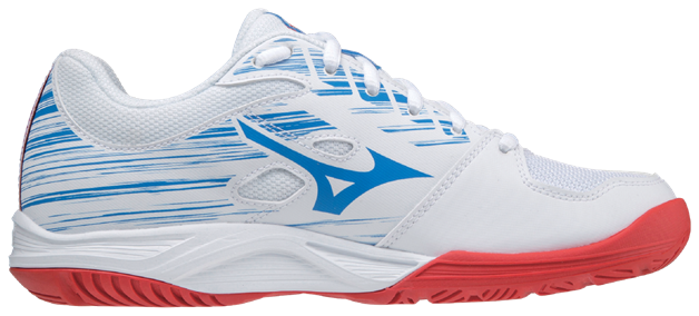 Str. 31-36,5 Mizuno Indesko sko - Mizuno Stealth Star JR – Hvid/Blå/Rød