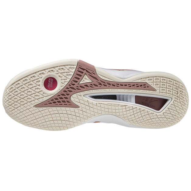 Str. 37-38 - Mizuno Wave Stealth NEO - Hvid/Rosa - Kvinde sko