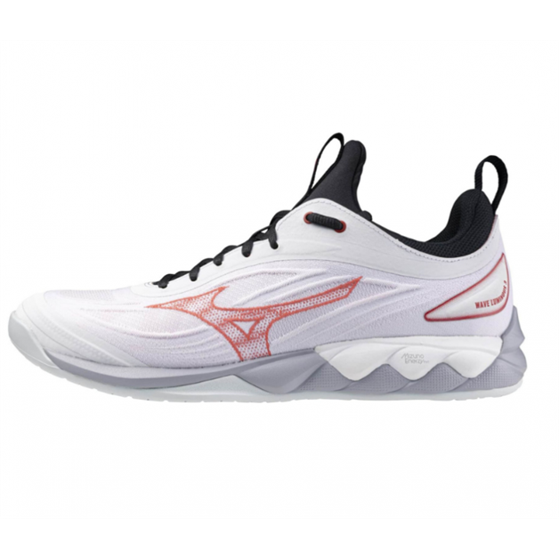 Str. 42-47 Mizuno Wave Luminous 3 – Floorball sko - Hvid/grå/orange