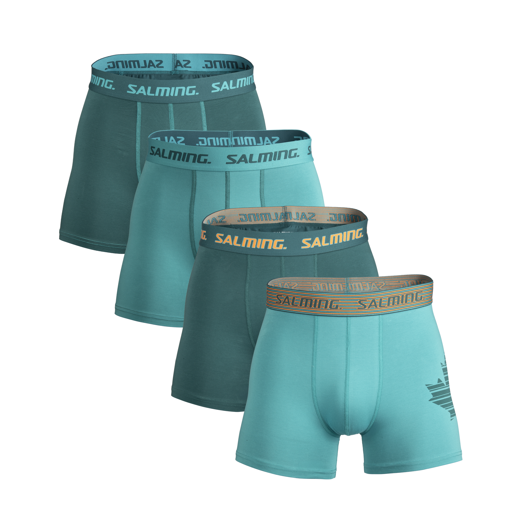 4 par Bokser shorts - Salming Cotton mixed - M-L