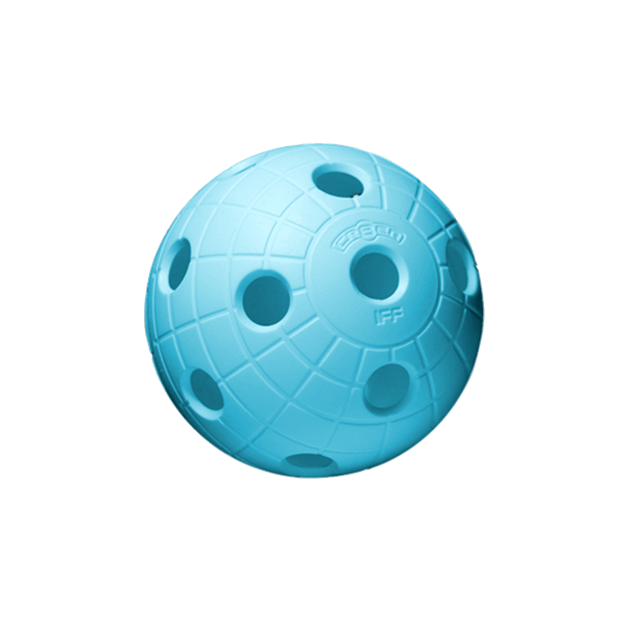 (Blå) Floorball bold  - Unihoc CRATER ball - IFF godkendt (1 stk.)