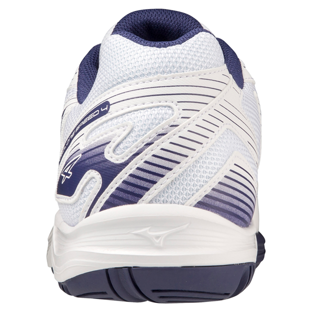 Str. 40-41 Mizuno Floorballsko - Mizuno Cyclone Speed 4 – Hvid/blå