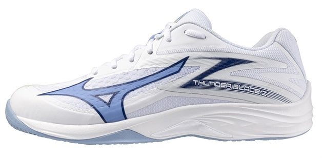 Str. 40-44 Mizuno Floorball sko - Mizuno Thunder Blade Z - Hvid/lys blå