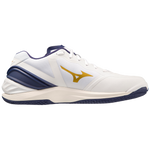 Str. 42-44,5 Mizuno Floorball sko - Mizuno Wave Stealth NEO - Hvid/blå/guld