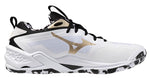 Str. 42-46 Mizuno Floorball sko - Mizuno Wave Stealth NEO 2 - Hvid/sort/guld