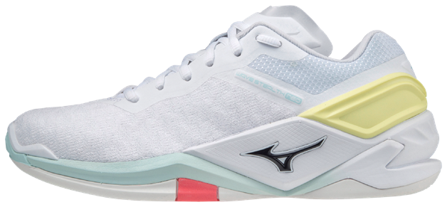 Str. 36,5-37 Mizuno Floorball sko - Mizuno Wave Stealth NEO Lady - Hvid