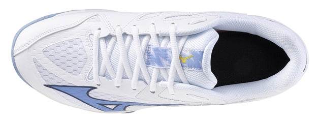 Str. 40-44 Mizuno Floorball sko - Mizuno Thunder Blade Z - Hvid/lys blå