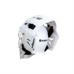 Målmandshjelm - Blindsave Sharky - Hvid floorball hjelm