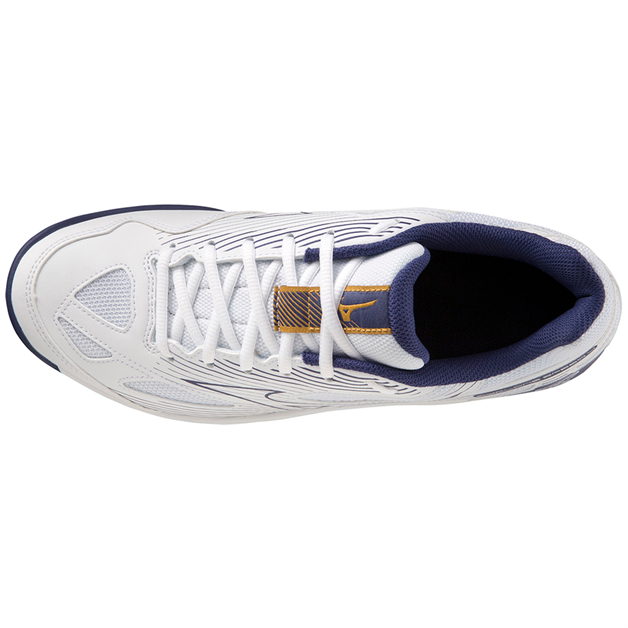 Str. 40-41 Mizuno Floorballsko - Mizuno Cyclone Speed 4 – Hvid/blå
