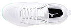 Str. 38 - 42 - Mizuno Wave Luminous 3 – Floorball kvinde sko - Hvid/tyrkis