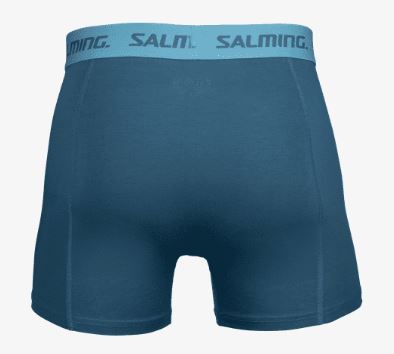 3 par Bokser shorts - Salming Cotton blå - M-XL