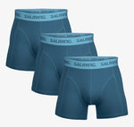 3 par Bokser shorts - Salming Cotton blå - M-XL