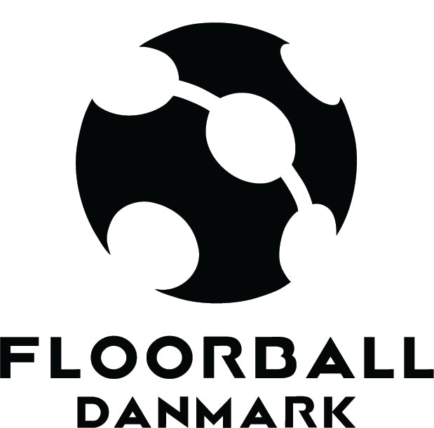 Floorball Danmark logo - Trykt på floorballtøj, tasker, m.m.