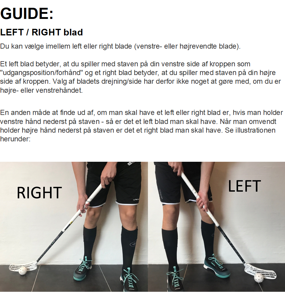 Salming Trident Touch-X - Floorball blad - Mint grøn stavblad