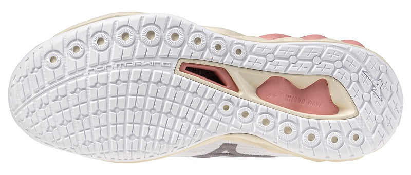 Str. 38,5-42 Mizuno Wave Luminous 3 – Floorball sko - Hvid/rosa/lava